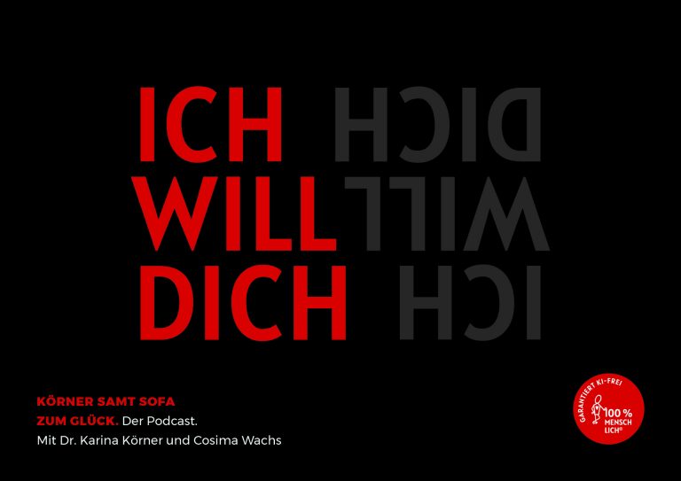 KÖRNER SAMT SOFA - Postkarten - ICH WILL DICH